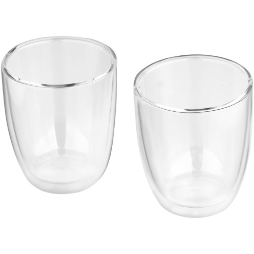 Set de 2 vasos de vidrio "Boda"