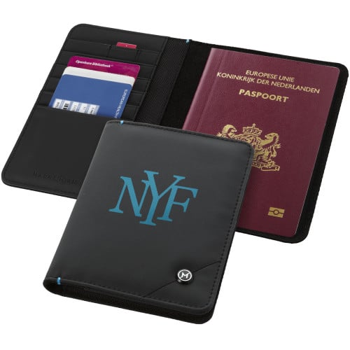 Cartera con protección RFID para pasaporte Odyssey