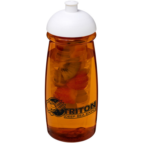 H2O Active® Pulse Bidón deportivo e infusor con Tapa Dome de 600 ml