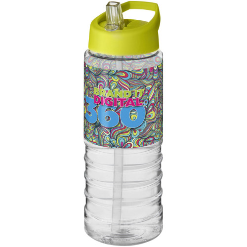 Bidón deportivo con tapa con boquilla de 750 ml H2O Active® "Treble "