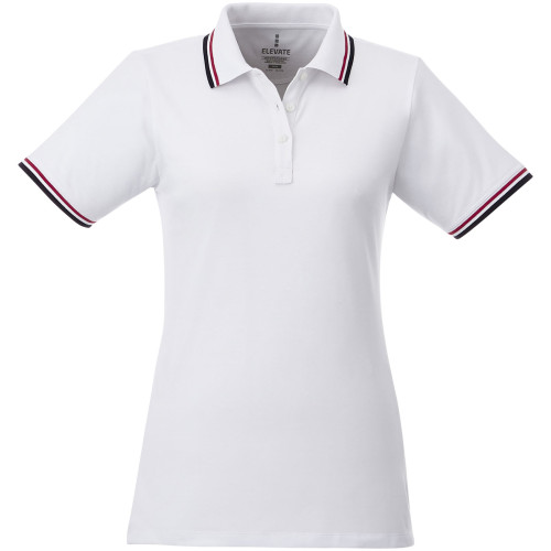 Polo con ribete de cuello contrastado para mujer "Fairfield"