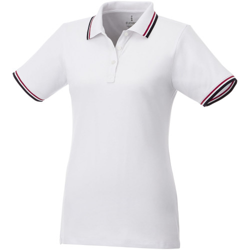 Polo con ribete de cuello contrastado para mujer "Fairfield"