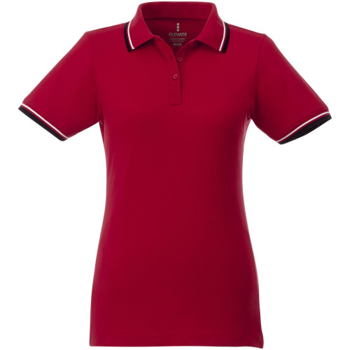 Polo con ribete de cuello contrastado para mujer "Fairfield"