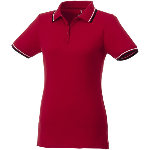 Polo con ribete de cuello contrastado para mujer "Fairfield"