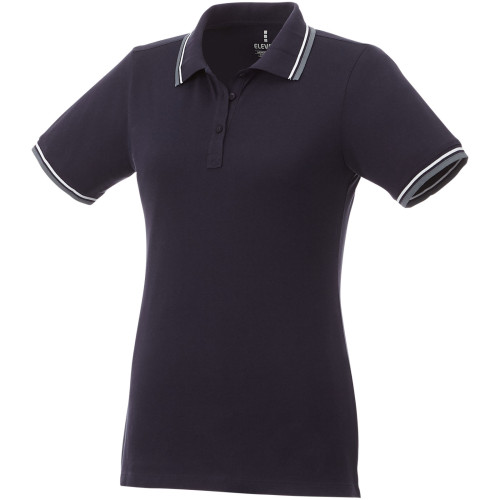 Polo con ribete de cuello contrastado para mujer "Fairfield"