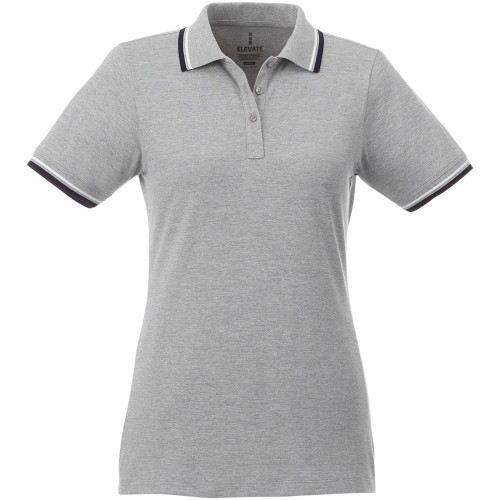 Polo con ribete de cuello contrastado para mujer "Fairfield"