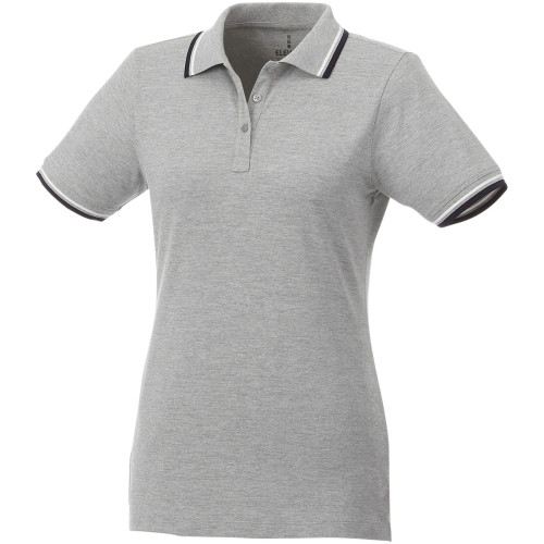 Polo con ribete de cuello contrastado para mujer "Fairfield"