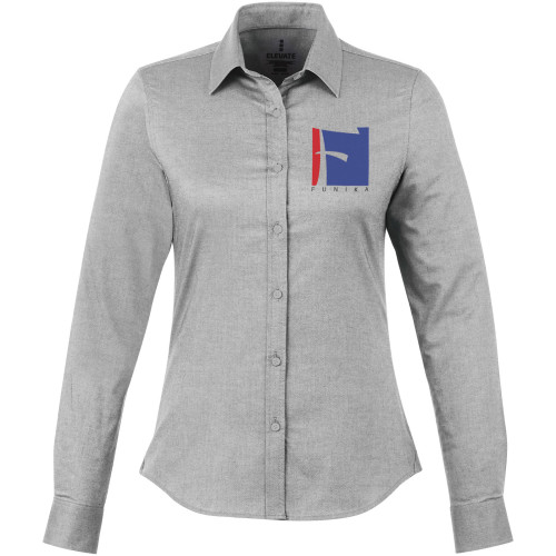 Camisa tipo Oxford de manga larga de mujer "Vaillant"