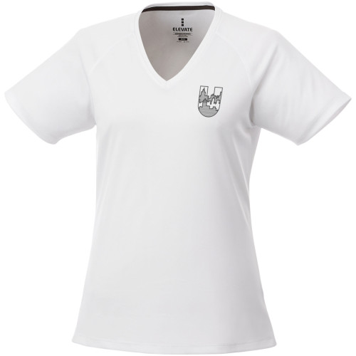 Camiseta de pico de manga corta Cool fit de mujer "Amery"
