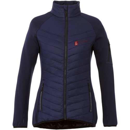 Chaqueta aislante híbrida de mujer "Banff"