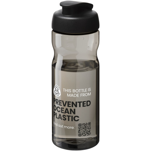 Bidón deportivo con tapa Flip de 650 ml H2O Active® "Eco Base"