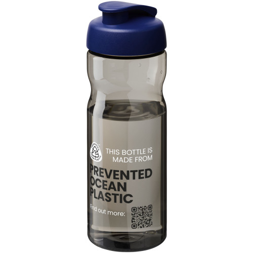 Bidón deportivo con tapa Flip de 650 ml H2O Active® "Eco Base"