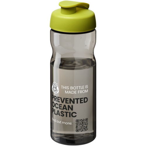 Bidón deportivo con tapa Flip de 650 ml H2O Active® "Eco Base"