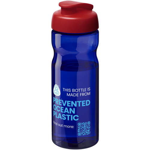 Bidón deportivo con tapa Flip de 650 ml H2O Active® "Eco Base"