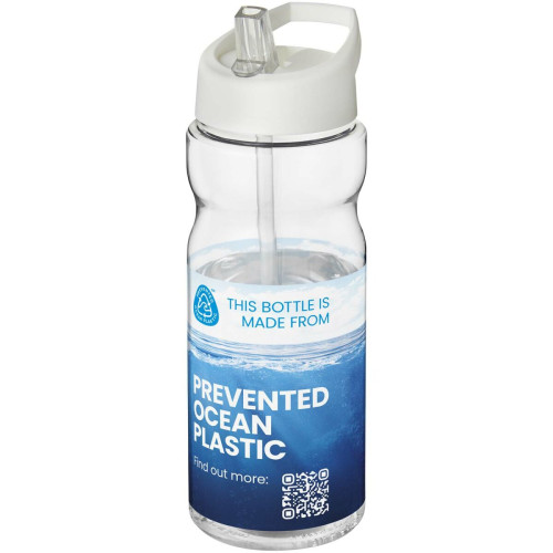 Bidón deportivo con boquilla de 650 ml H2O Active® "Eco Base"
