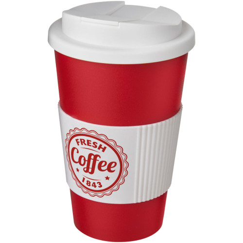 Americano® vaso 350 ml con agarre y tapa antigoteo