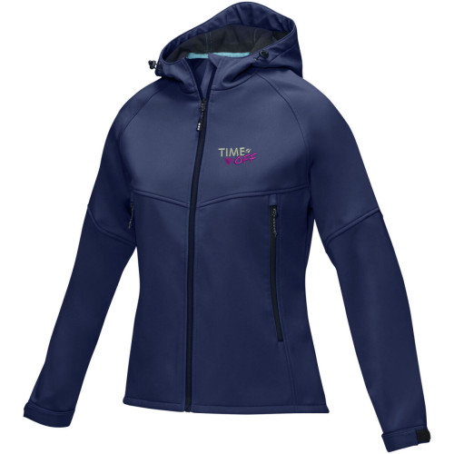 Chaqueta softshell reciclada para mujer "Coltan"