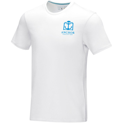 Camiseta orgánica GOTS de manga corta para hombre "Azurite"