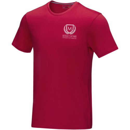 Camiseta orgánica GOTS de manga corta para hombre "Azurite"