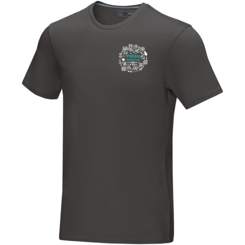 Camiseta orgánica GOTS de manga corta para hombre "Azurite"