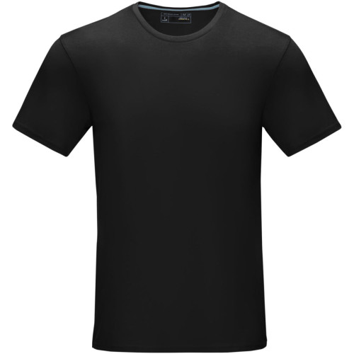 Camiseta orgánica GOTS de manga corta para hombre "Azurite"