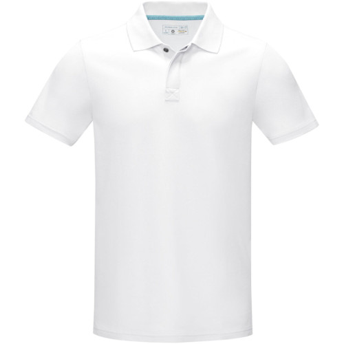 Polo orgánico de manga corta para hombre "Graphite"
