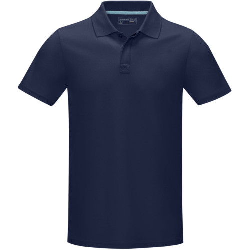 Polo orgánico de manga corta para hombre "Graphite"