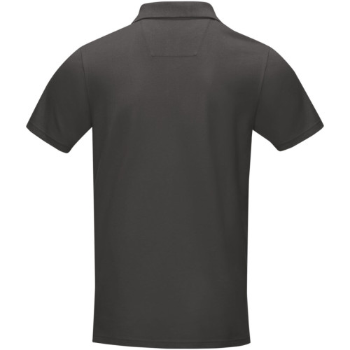Polo orgánico de manga corta para hombre "Graphite"