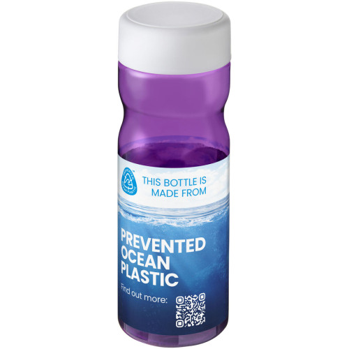 Botella con tapa de rosca de 650 ml H2O Active® "Eco Base"