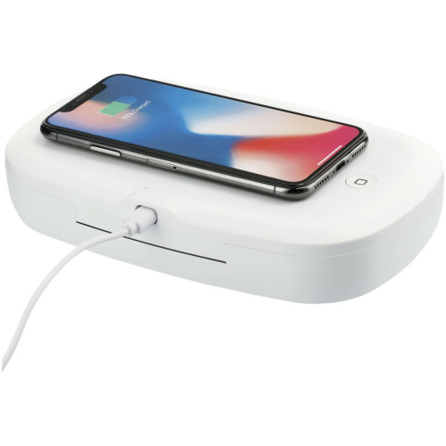 Desinfectante UV para smartphone con base de carga inalámbrica de 5 W "Capsule"