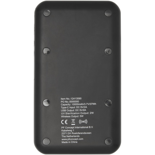 Desinfectante UV para smartphone con batería externa inalámbrica de 10 000 mAh "Nucleus"