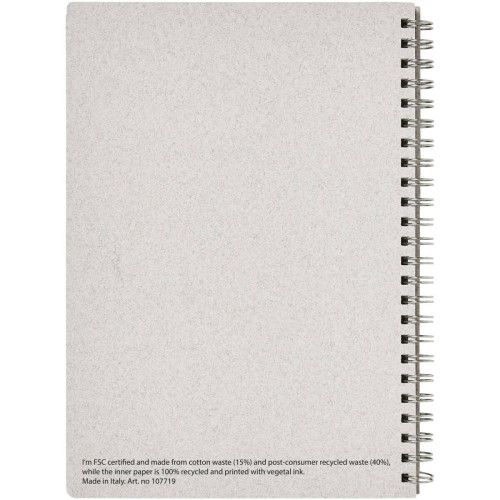 Libreta A5 con espiral "Bianco"