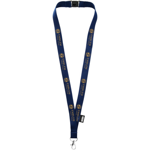 Lanyard de PET reciclado con cierre independiente "Tom"