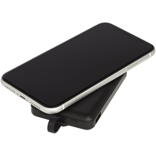 Batería externa inalámbrica de 5000&nbsp;mAh con cable 3 en 1 "Kano"