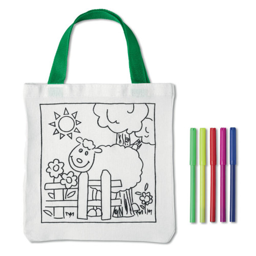 MATEUSZ Bolsa para colorear de algodón