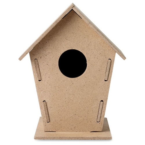 WOOHOUSE Caseta aglomerado para pájaros