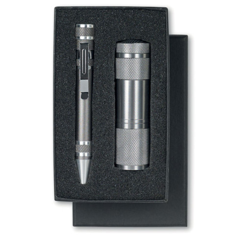 COMBITOOL Set linterna con bolígrafo