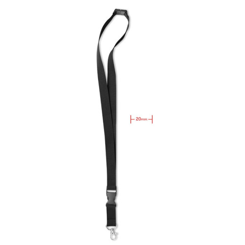 LANY Lanyard mosquetón metal 20 mm