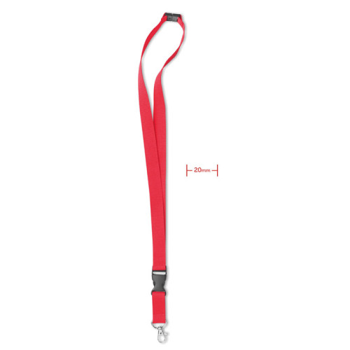LANY Lanyard mosquetón metal 20 mm