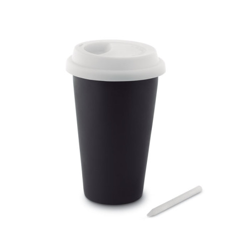 CHALCKY TUMBLER Vaso pizarra doble capa