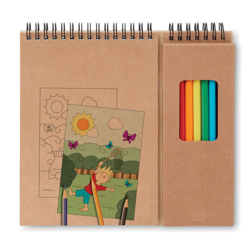 COLOPAD Set de lápices y cuaderno