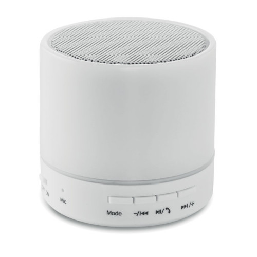 ROUND WHITE Altavoz circular inalámbrico