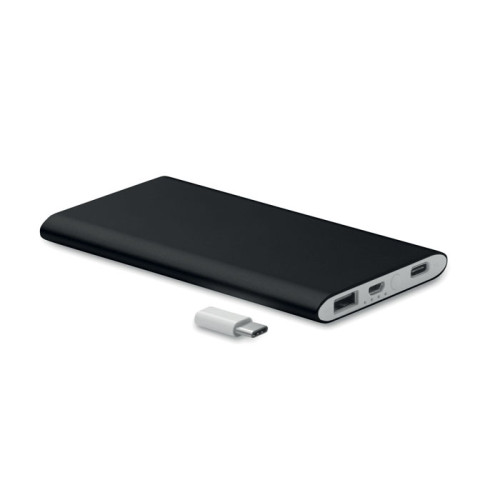 POWERFLATC Power bank 4000 mAh con tipo-C