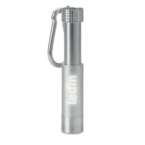 POP LIGHT Llavero aluminio ABS con LED
