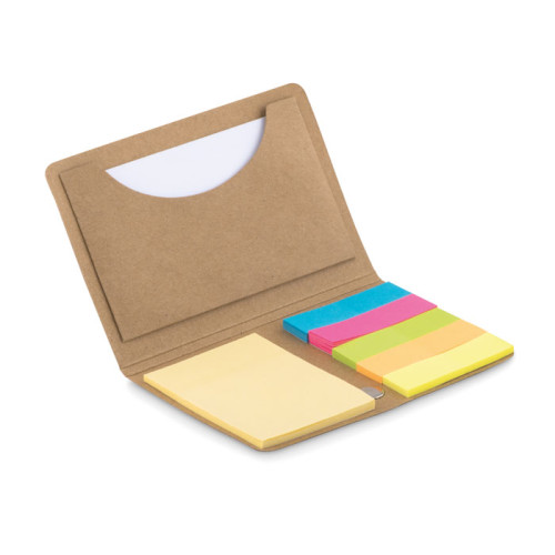 FOLDNOTE Tarjetero con notas adhesivas