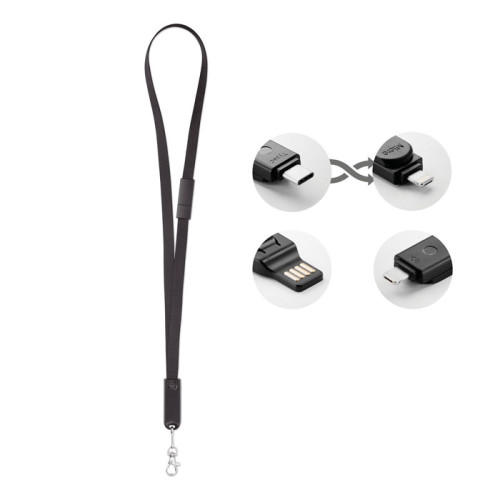 CABLEYARD Cable lanyard 3  en 1
