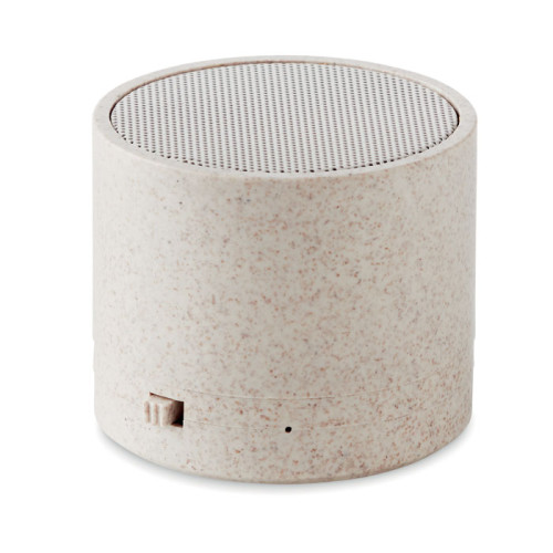 ROUND BASS+ Altavoz inalámbrico paja trigo