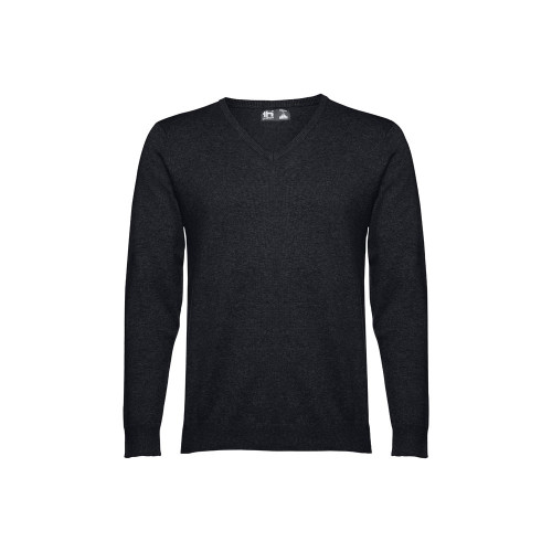 THC MILAN. Jersey con cuello en "V" para hombre