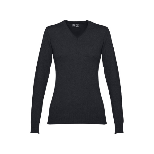 THC MILAN WOMEN. Jersey con cuello en "V" para mujer