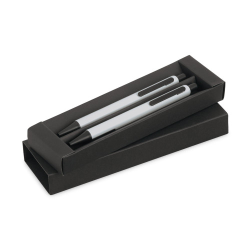 HUDSON. Set de bolígrafo y portaminas de aluminio